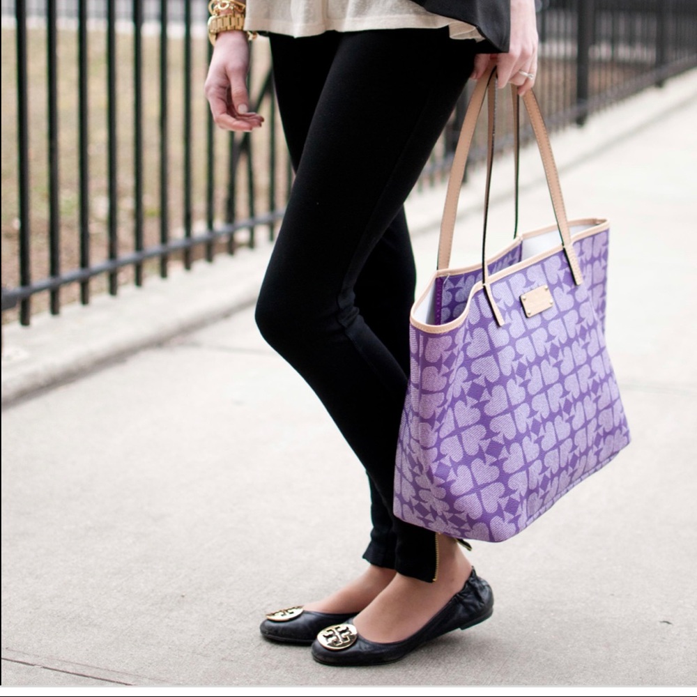 TORY BURCH Patent Leather Reva Scrunch Ballet Flat